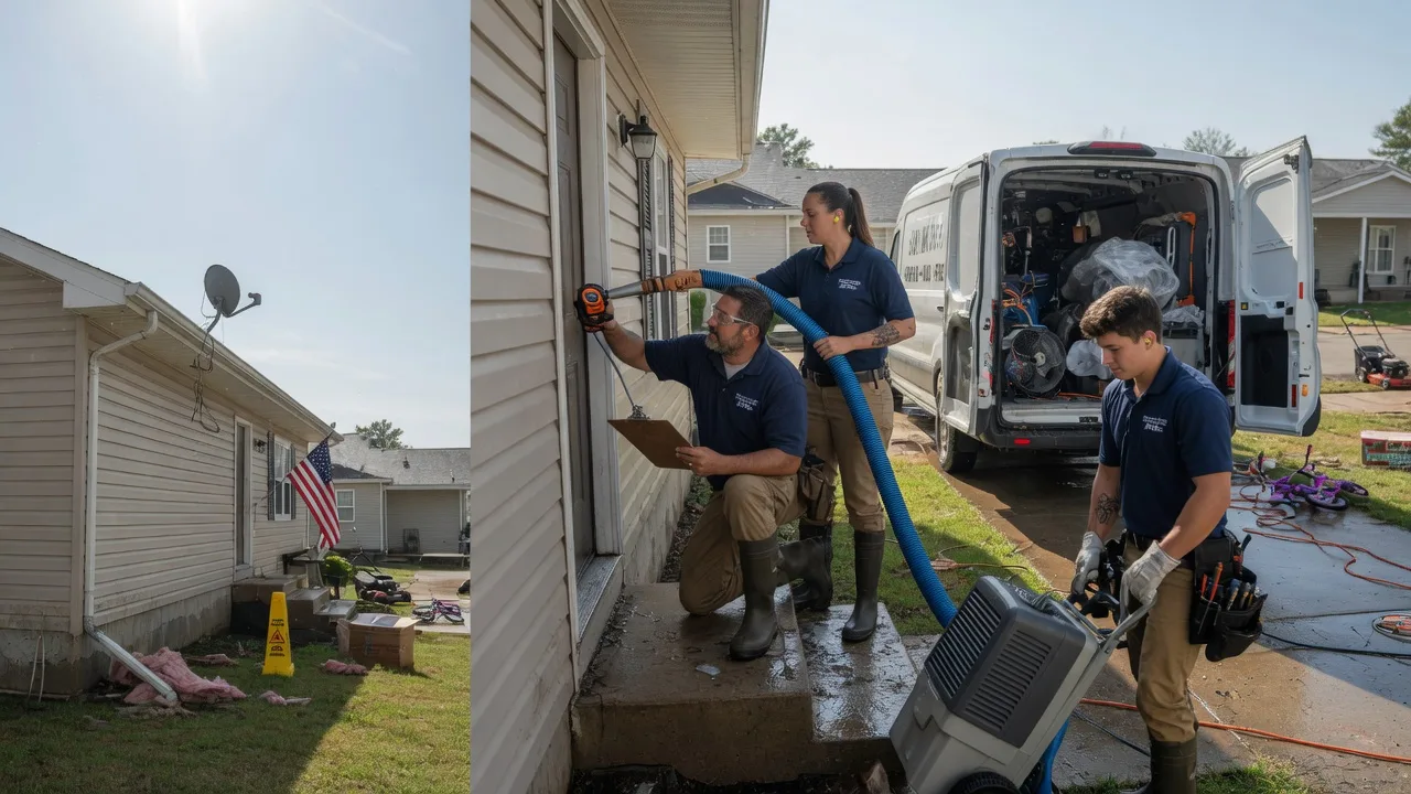 Ceiling Water Damage Restoration in Kiahsville, WV near me